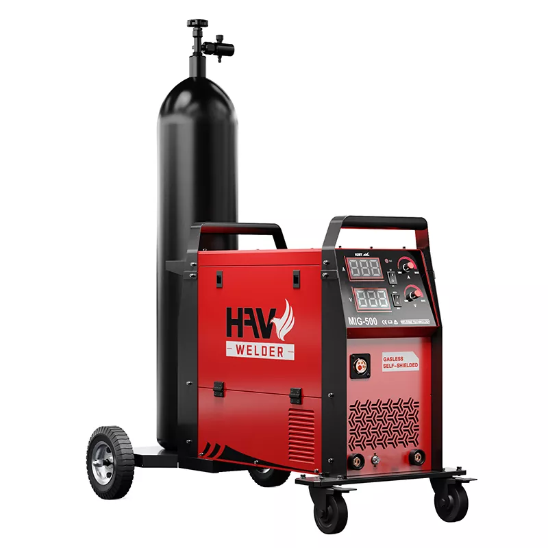Where is the split 4 in 1 gas mig welding machine applied?